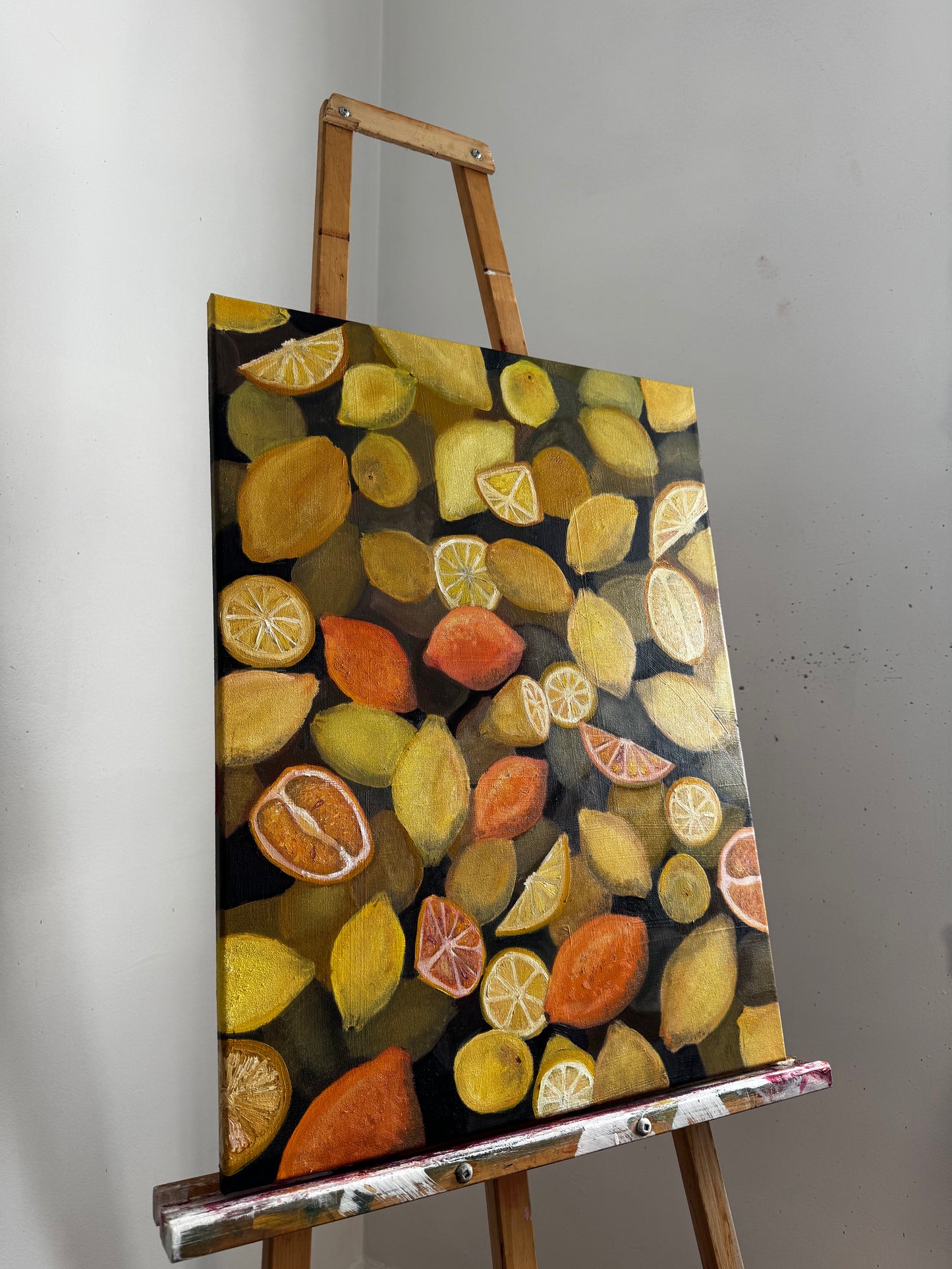 "If God Gives You Lemons - Make Lemonade" Original Painting