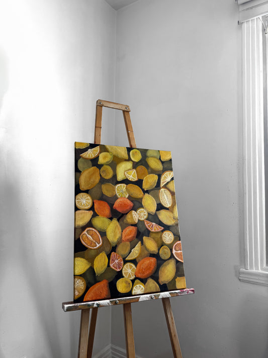 "If God Gives You Lemons - Make Lemonade" Original Painting