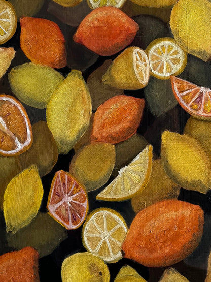 "If God Gives You Lemons - Make Lemonade" Original Painting