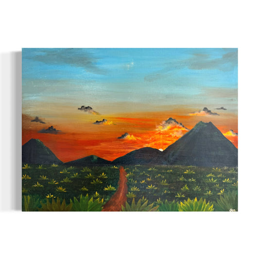 "Angel de la Guarda" Original Painting